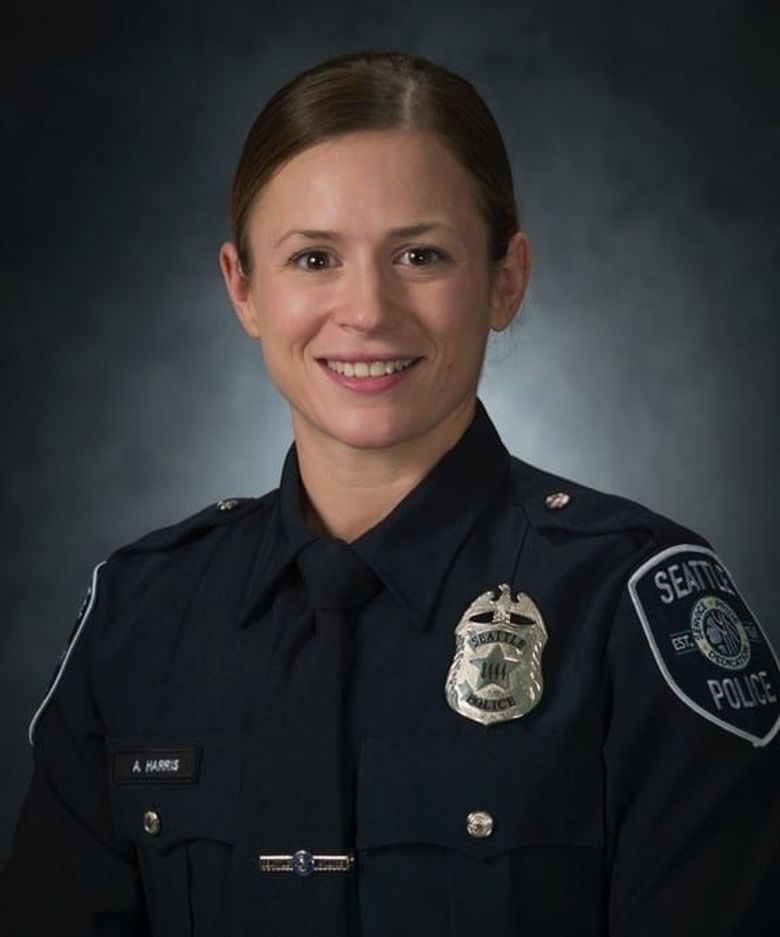Seattle police officer Alexandra B. “Lexi” Harris was struck and killed by a motorist on Interstate 5 on Sunday. (Seattle Police Department)