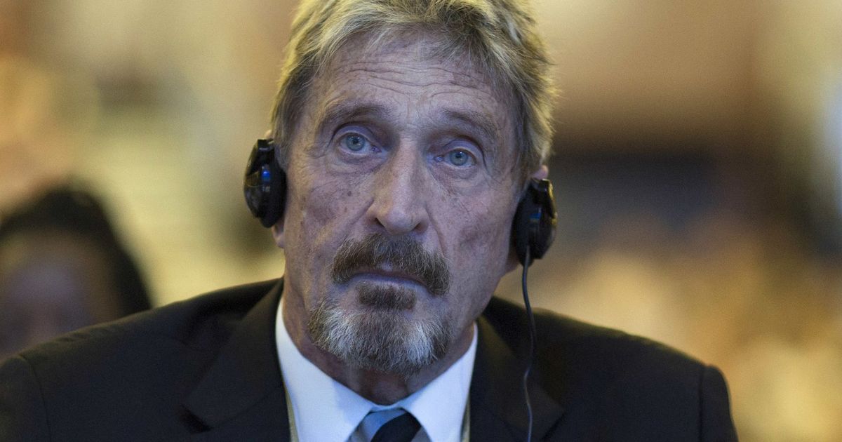MADRID (AP) — John McAfee, the creator of McAfee antivirus software, was found dead in his jail cell near Barcelona in an apparent suicide Wednesday