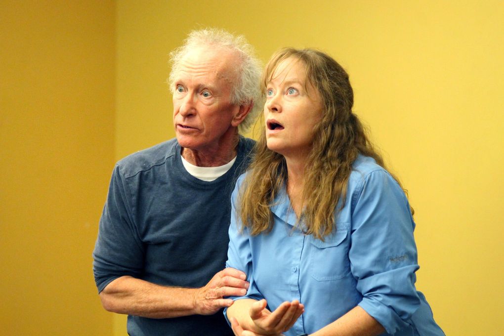 R. Hamilton Wright and Kate Witt repeat the Seattle Shakespeare Company comedy of mistakes.  (Courtesy of the Seattle Shakespeare Company)