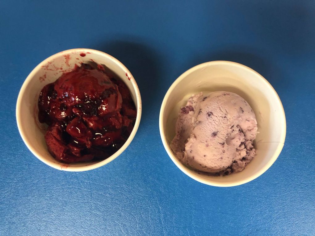 Lil’ Tiger, a new ice cream shop in Lake City, serves Pacific Northwest flavors like marionberry and huckleberry, and donates to a different nonprofit every month. (Jade Yamazaki Stewart / The Seattle Times)