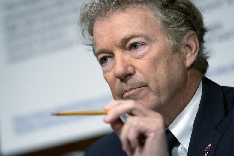 Rand Paul discloses 16 months late that his wife bought stock in company  behind COVID treatment | The Seattle Times