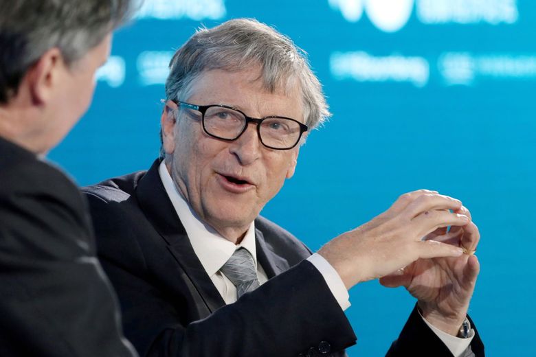 Bill Gates during the Bloomberg New Economy Forum in Beijing in 2019. (Bloomberg photo by Takaaki Iwabu).