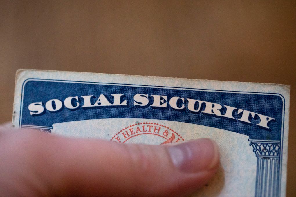 A social security card.