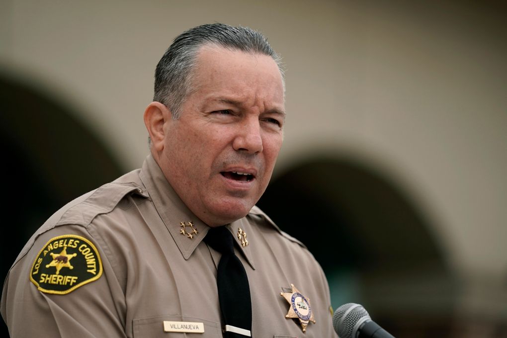 Los Angeles County Sheriff Alex Villanueva said he won’t force his 18,000 employees to be vaccinated despite a county mandate. “I don’t want to be in a position to lose 5, 10% of my workforce overnight,” he said last week. (AP Photo/Jae C. Hong, File)